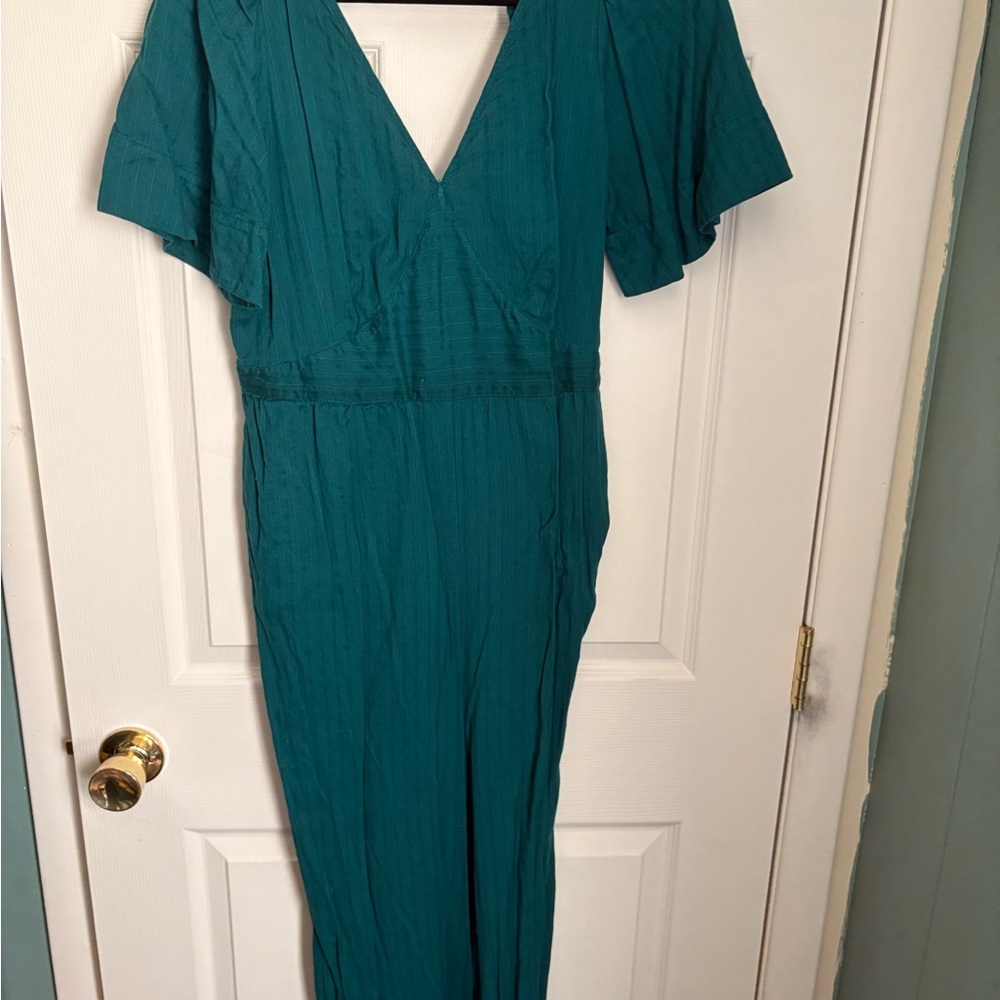 LOFT Teal Jumpsuit